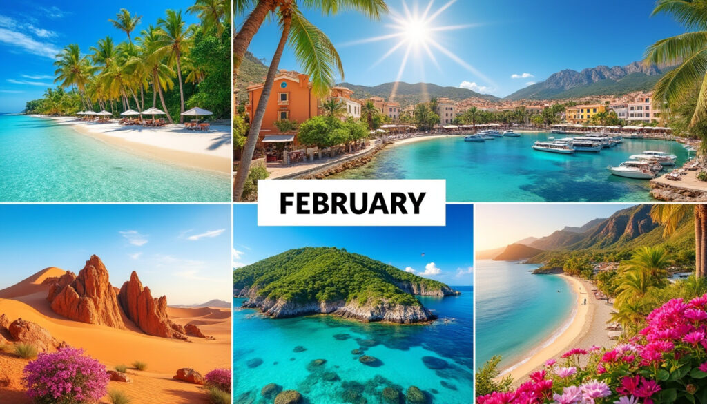découvrez les meilleures destinations ensoleillées pour partir en février et profitez de vacances chaleureuses loin du froid. top lieux incontournables pour un séjour réussi au soleil.
