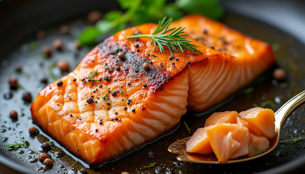 découvrez notre recette facile de pavé de saumon à la poêle pour une cuisson parfaite, rapide et savoureuse, idéale pour un repas gourmand et équilibré.