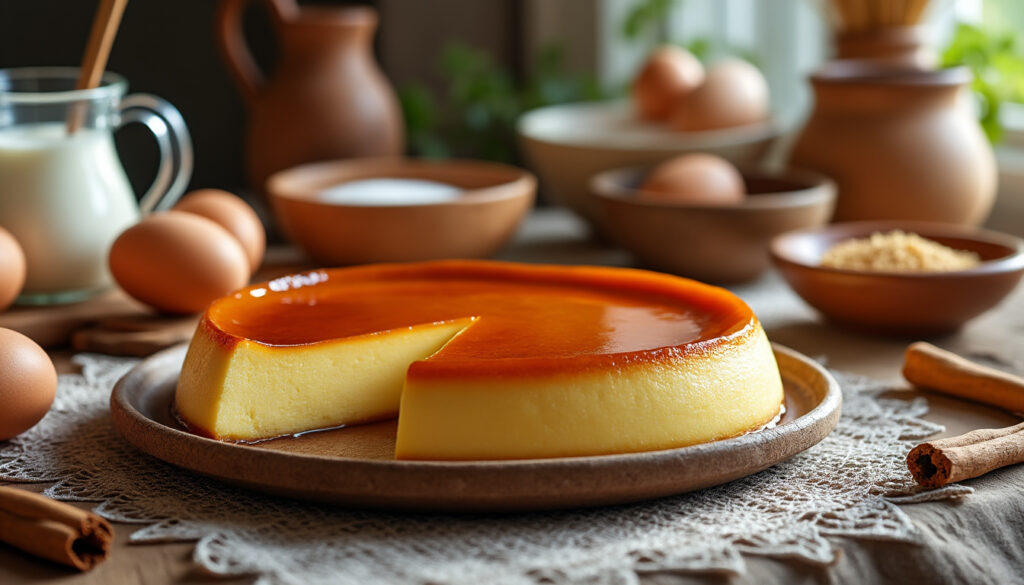 découvrez la recette facile et traditionnelle du flan aux œufs de grand-mère, un dessert délicieux et généreux qui ravira toute la famille.