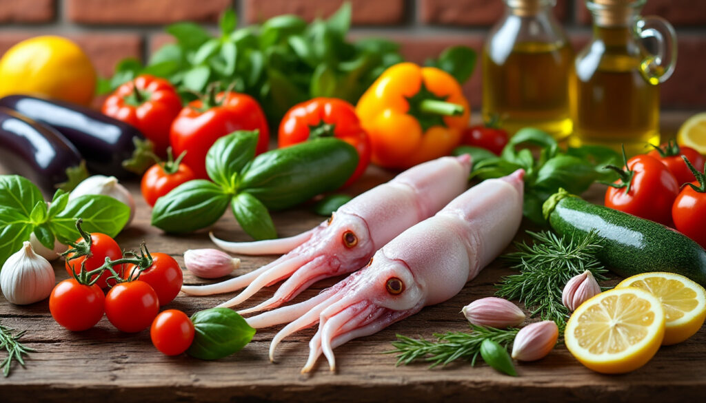 découvrez quels légumes choisir pour accompagner parfaitement des encornets dans des recettes méditerranéennes savoureuses et équilibrées.