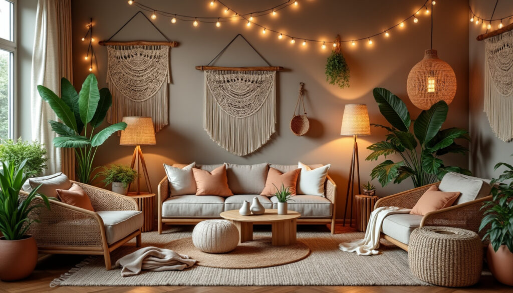 découvrez des idées et astuces pour créer un salon bohème chic alliant confort et authenticité, pour une décoration chaleureuse et accueillante.