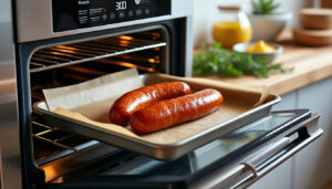 apprenez à cuire une andouillette au four facilement et rapidement grâce à notre guide simple et efficace. astuces pour une cuisson parfaite et savoureuse garantissant un plat délicieux.