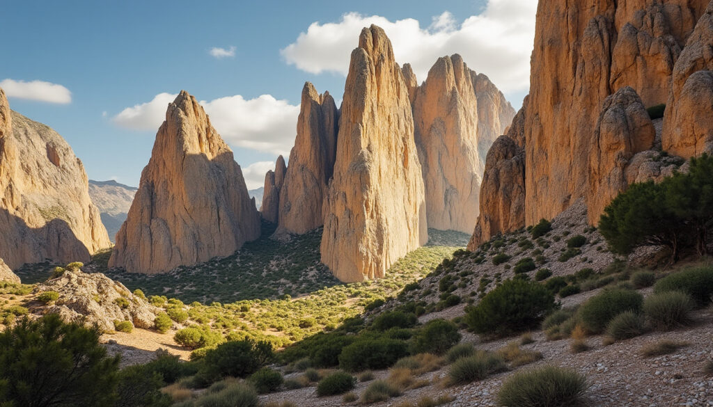 découvrez les murailles de finestras, une formation naturelle spectaculaire en espagne, idéale pour les amoureux de la nature et de géologie unique.