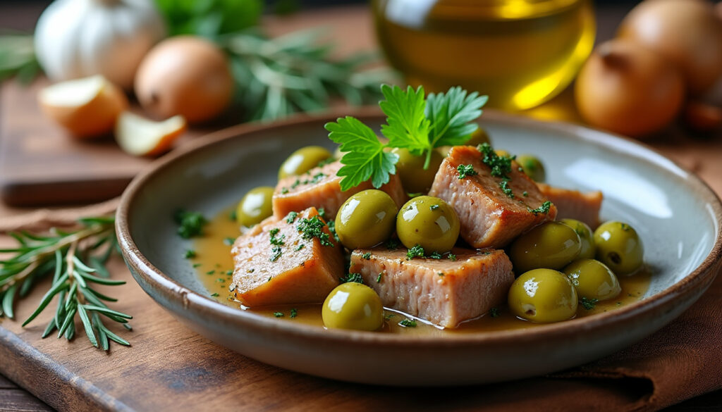 découvrez notre recette facile et savoureuse de sauté de veau aux olives, un plat traditionnel qui ravira vos papilles en toute simplicité.